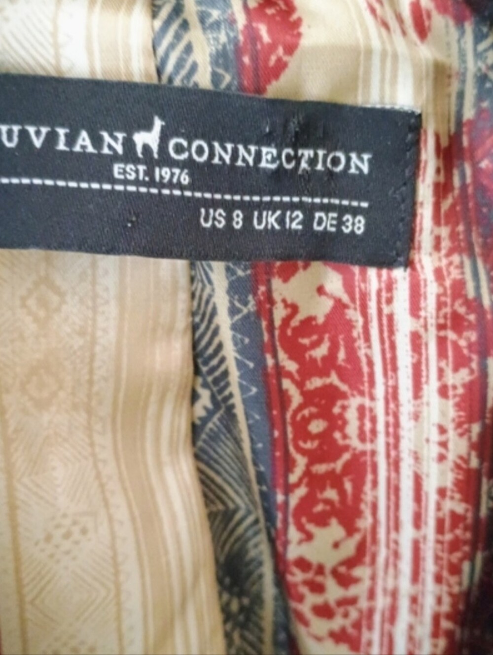 Peruvian Connection Coat - Picture 2 of 3